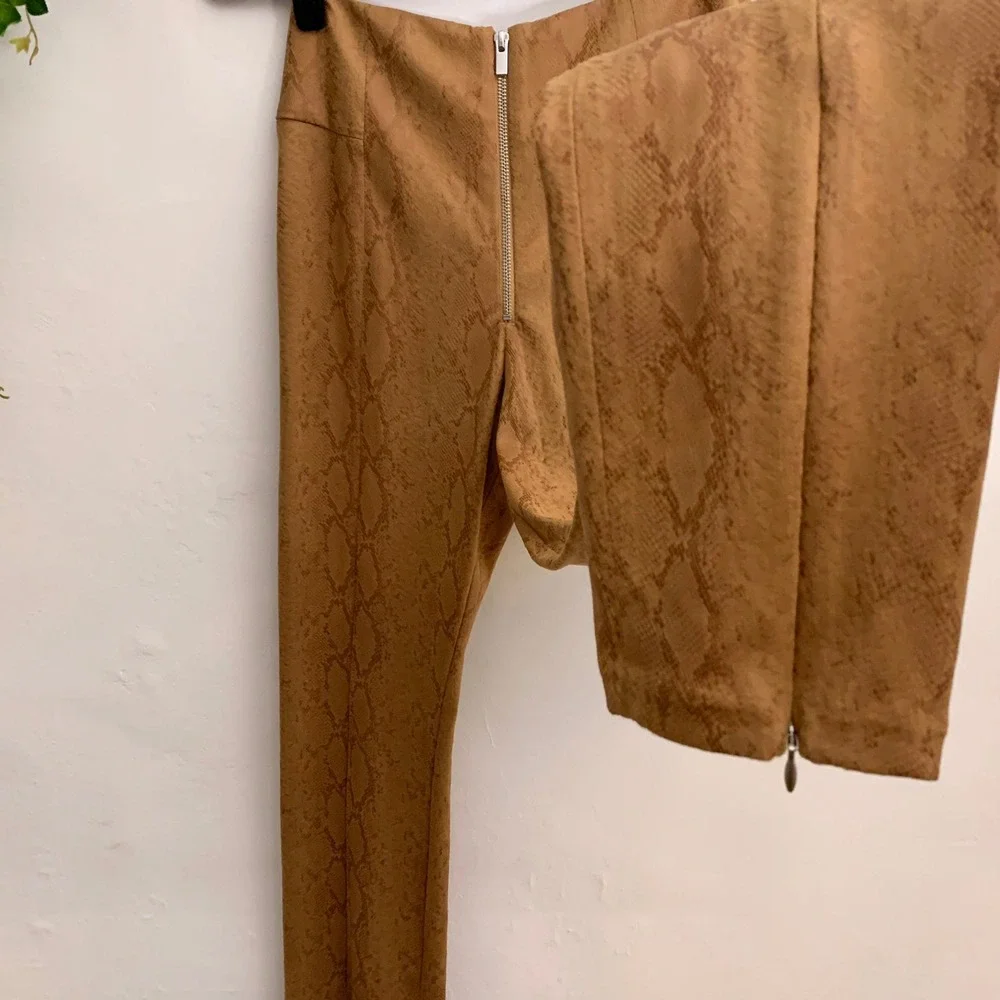 Good American She‎ Boss Skinny Snakeskin Pants Size Large - Picture 6 of 12